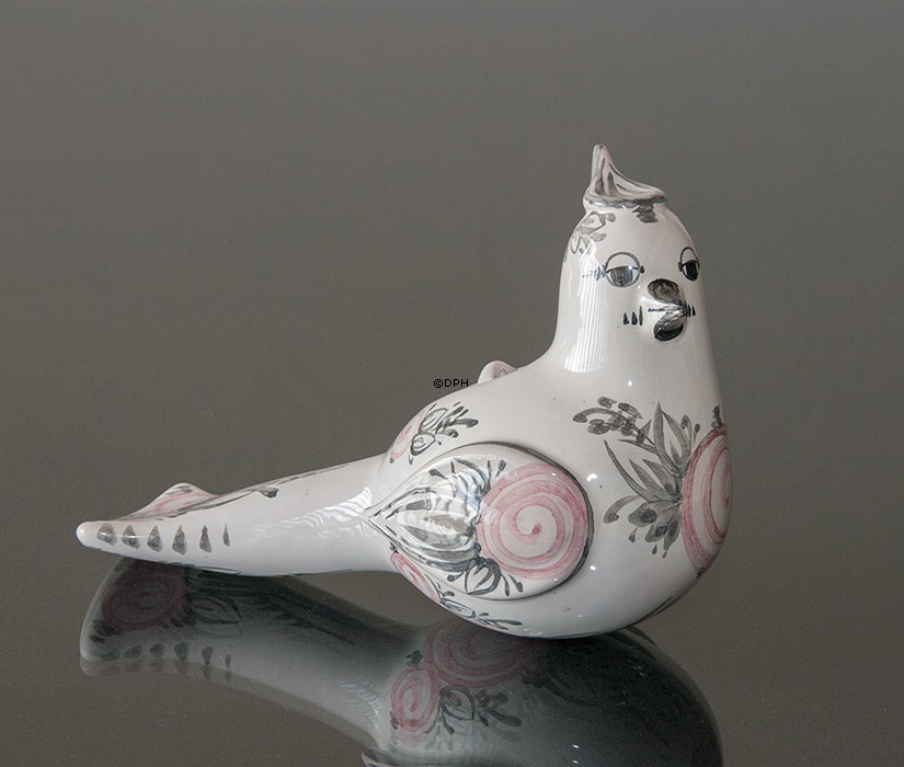 Wiinblad Flyvende fugl, hånddekoreret, blå/hvid eller multi colour