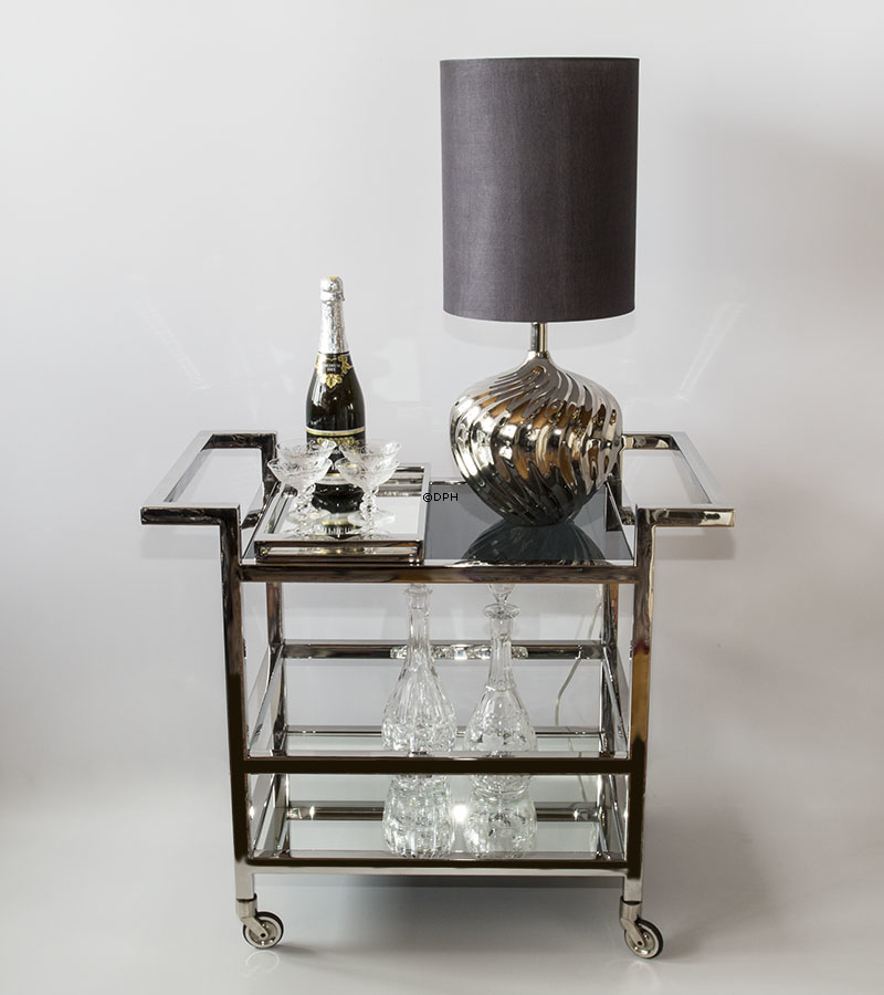 Trolly / Trolley med sort glas