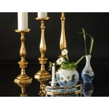 Spejlbakke rundt med gyldent finish