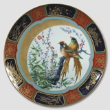 Stort Noritake årsfad eller platte 1977, Ø 36cm