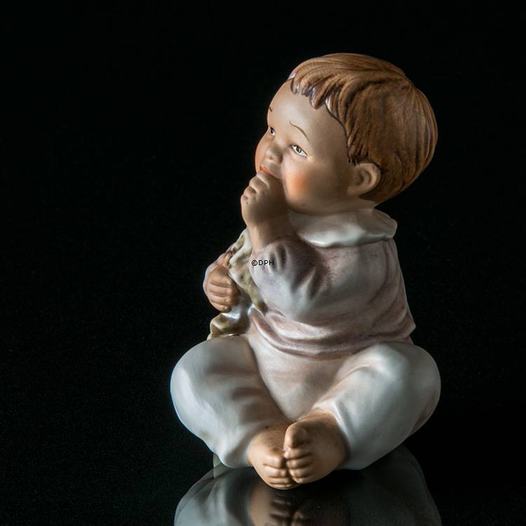 Goebel Hummel Nina og Marco Baby sutter på tommelfinger