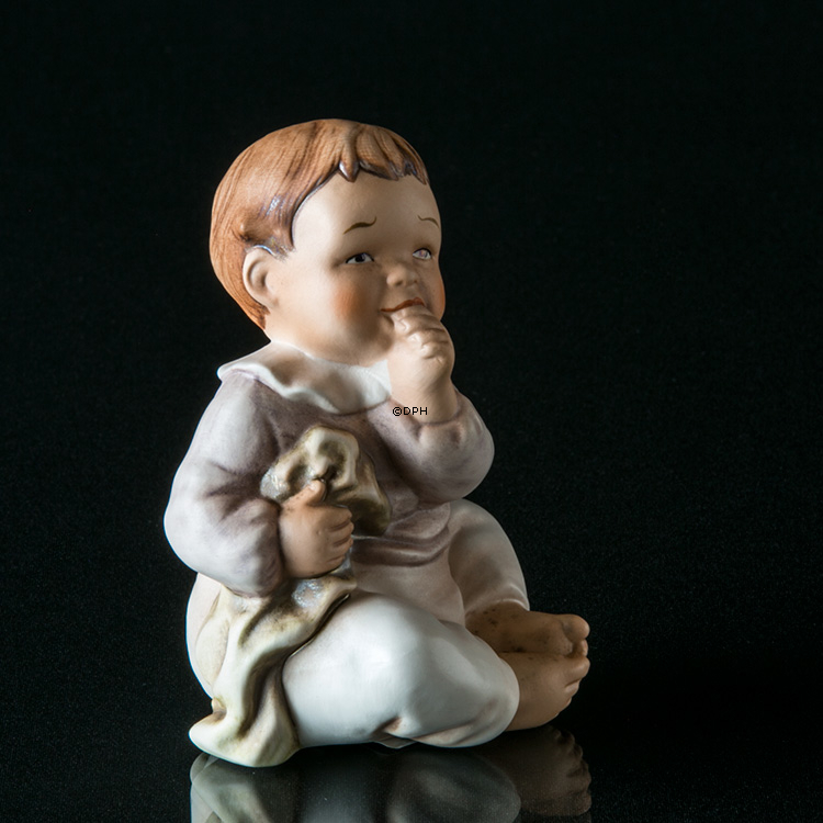 Goebel Hummel Nina og Marco Baby sutter på tommelfinger