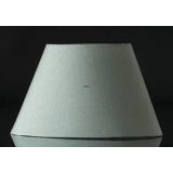 Oval lampeskærm 14 cm i højden, lys grøn silke stof