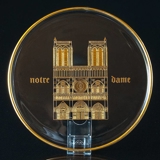 1970 Orrefors årsplatte i glas, Notre Dame