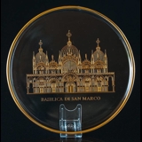 1972 Orrefors annual glass plate, Basilica Di San Marco