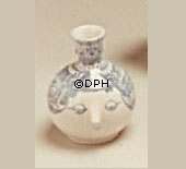 Wiinblad lysestage, Kuglehoved, hånddekoreret, blå/hvid eller multi colour