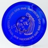 1978 Orrefors Morther's day glass plate