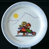Porsgrund Memorial Plate Winter Olympics Lillehammer 1994