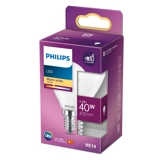 Philips LED kronepære E14 4,3W 470 lm (svarer til 40 watt) Varm Hvidt Lys 2700k (15000 timer)