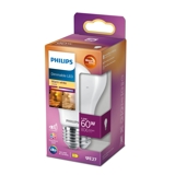 Philips dæmpbar LED pære E27 5,9W 806 lm (svarer til 60 watt) Varm Hvidt Lys 2200-2700K (15000 timer)
