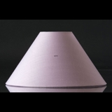 Rund lampeskærm lav model 13 cm, rosa chintz stof