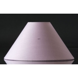 Rund lampeskærm lav model 13 cm, rosa chintz stof