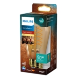 Philips SceneSwitch LED pære, ravfarvet E27 7W 640; 320; 60 lm (svarer til 50 watt) Varm Hvidt Lys 2700K (15000 timer))