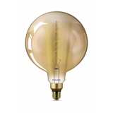 Philips KÆMPE LED pære, ravfarvet E27 4,5W 300 lm (svarer til 28 watt) Ekstra Varm Hvidt Lys 1800K (15000 timer))