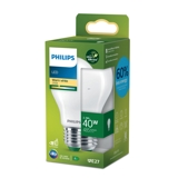 Philips Ultra Efficient LED pære E27 2,3W 485 lm (svarer til 40 watt) Varm Hvidt Lys 2700k 50000 timer)