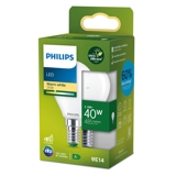 Philips Ultra Efficient LED kronepære E14 2.3W 485 lm (svarer til 40 watt) Varm Hvidt Lys 2700k 50000 timer)