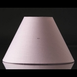 Rund lampeskærm høj model 15 cm i højden, rosa chintz stof