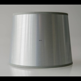 Rund cylinderformet lampeskærm 15 cm i højden, sølv lak