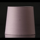 Rund cylinderformet lampeskærm 16 cm i højden, rosa chintz stof