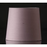 Rund cylinderformet lampeskærm 16 cm i højden, rosa chintz stof