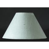 Round lampshade tall model height 17 cm, light green silk fabric