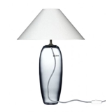 Rund lampeskærm lav model 19 cm, hvid chintz stof, (passer til Holmegaard stor Napoli, nr. 4363312 og Holmegaard Grace nr. 4363140 og 4363142)