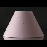 Rund lampeskærm høj model 20 cm i højden, rosa chintz stof