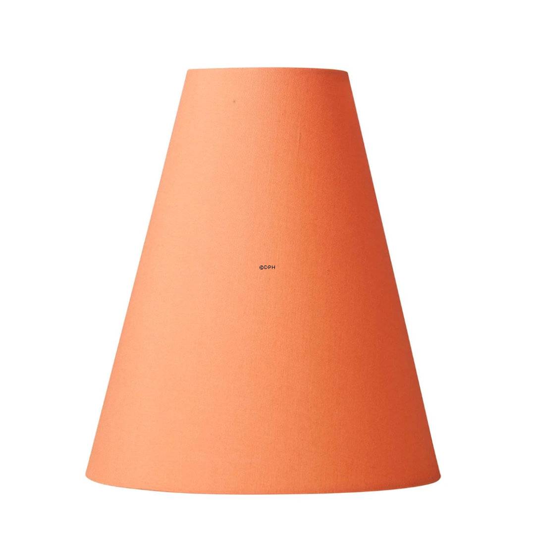 Rust Rund lampeskærm til læselampe 22 cm i højden til E27 fatning med gevind og omløbsringe