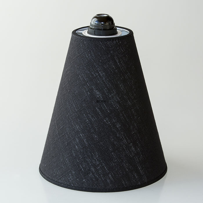 Turkis grøn Rund lampeskærm til læselampe 22 cm i højden til E27 fatning med gevind og omløbsringe