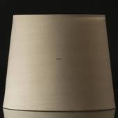 Rund cylinderformet lampeskærm 22 cm i højden, beige chintz stof