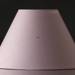 Rund lampeskærm høj model 24 cm i højden, rosa chintz stof