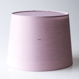 Rund cylinderformet lampeskærm 24 cm i højden, rosa chintz stof