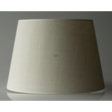 Rund cylinderformet lampeskærm til pendel, 28 cm i højden, lys beige hør stof