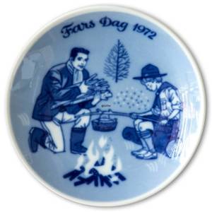 1972 Porsgrund father's day plate