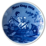 1978 Porsgrund Plate "Father's Day"