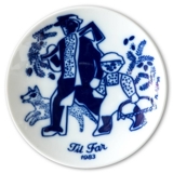 1983 Porsgrund Plate "Father's Day"