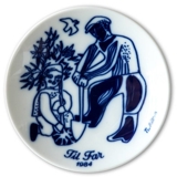 1984 Porsgrund Plate "Father's Day"