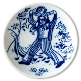 1987 Porsgrund Plate "Father's Day"