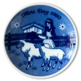 1980 Porsgrund Mother's Day plate