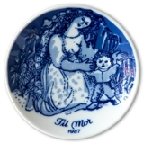 1987 Porsgrund Mother's Day plate