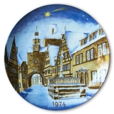 KPM Krister Christmas Plate 1974