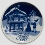 1980 Porsgrund Christmas plate