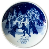 1981 Porsgrund Christmas plate