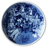 1987 Porsgrund Christmas plate