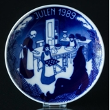 1989 Porsgrund Christmas plate