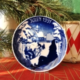 1991 Porsgrund Christmas plate