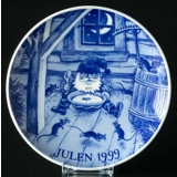 1999 Porsgrund Christmas plate, Midnight Snack