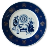 1971 Porsgrund De luxe Christmas plate, A child is born