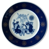 1974 Porsgrund De luxe Christmas plate, The shepherds