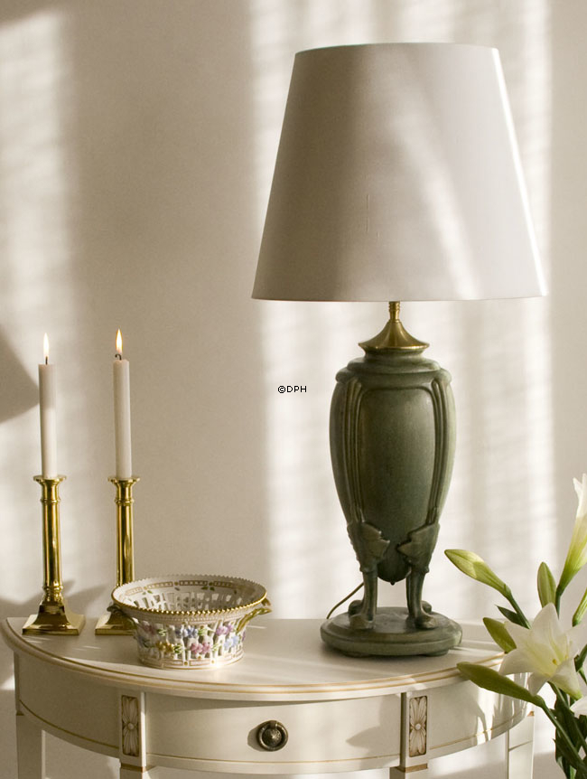 Kinesisk keramik bordlampe